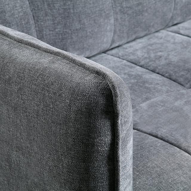 LYNDA Sofa w/ Pillows, Dark Gray - Imperial Furniture (Las Vegas, NV) - Multi Location