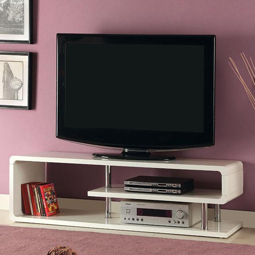 Ninove II White 55" TV Console - Imperial Furniture (Las Vegas, NV) - Multi Location