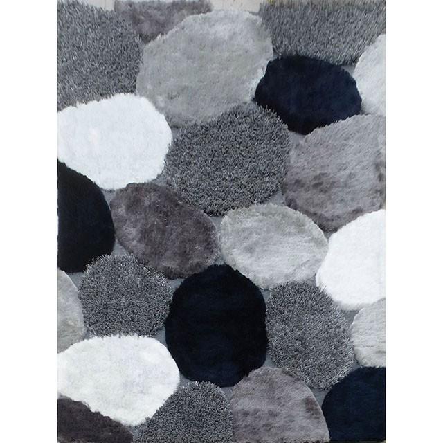 Vancouver Gray/Navy 5' X 7' Area Rug - Imperial Furniture (Las Vegas, NV) - Multi Location