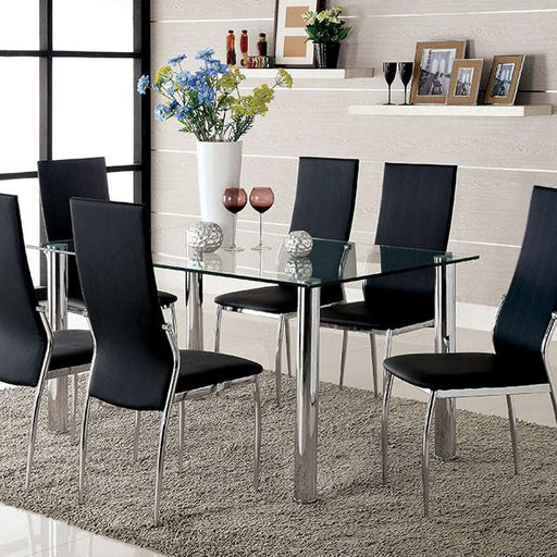 Oahu Chrome Dining Table - Imperial Furniture (Las Vegas, NV) - Multi Location