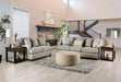 STEPHNEY Loveseat, Gray/Gold - Imperial Furniture (Las Vegas, NV) - Multi Location