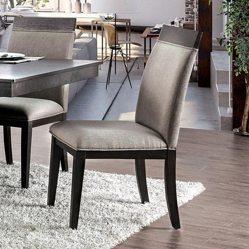 Modoc Espresso/Beige Side Chair (2/CTN) - Imperial Furniture (Las Vegas, NV) - Multi Location