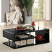 Ninove Black/Chrome Coffee Table - Imperial Furniture (Las Vegas, NV) - Multi Location