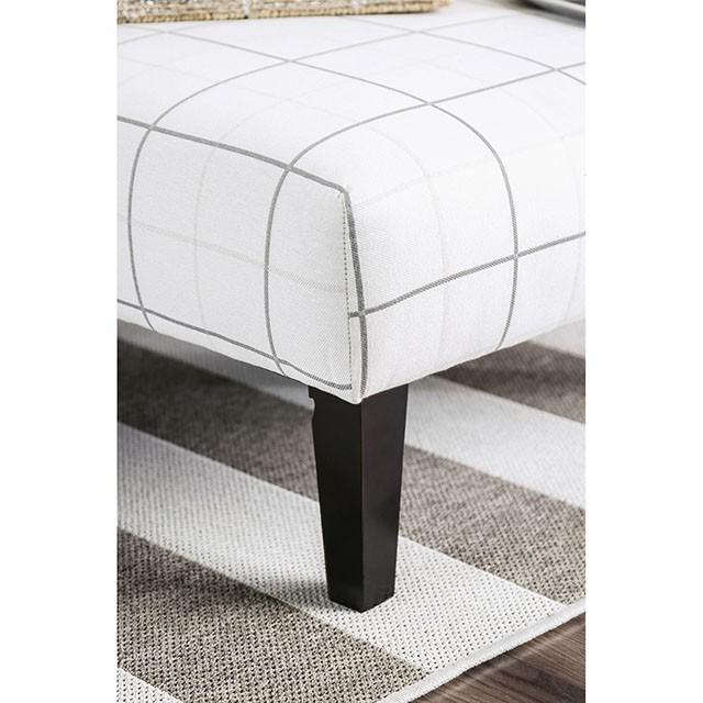 Dorset Ivory/Pattern Ottoman - Imperial Furniture (Las Vegas, NV) - Multi Location