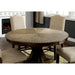 Julia Light Oak Round Dining Table - Imperial Furniture (Las Vegas, NV) - Multi Location