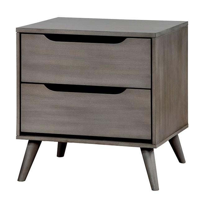Lennart Gray Night Stand - Imperial Furniture (Las Vegas, NV) - Multi Location