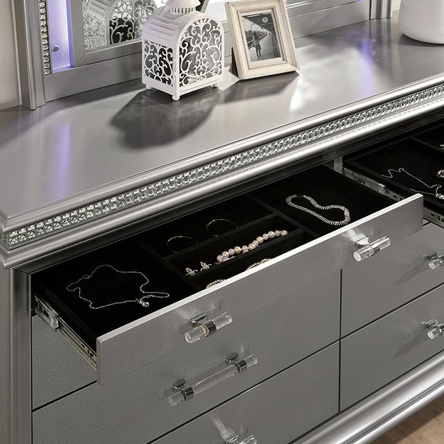 MADDIE Dresser, Silver - Imperial Furniture (Las Vegas, NV) - Multi Location