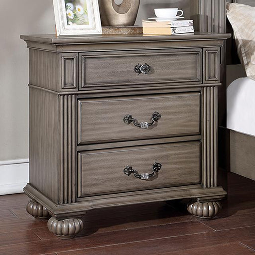 SYRACUSE Night Stand, Gray - Imperial Furniture (Las Vegas, NV) - Multi Location