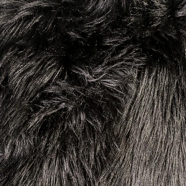 Jet Black 20" X 20" Pillow, Fur Black (2/CTN) - Imperial Furniture (Las Vegas, NV) - Multi Location