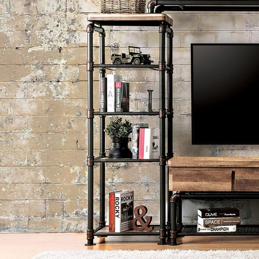 Kebbyll Antique Black/Natural Tone Pier Cabinet - Imperial Furniture (Las Vegas, NV) - Multi Location