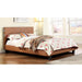 Evans E.King & Cal.King Bed Espressso, White, & Camel - Imperial Furniture (Las Vegas, NV) - Multi Location