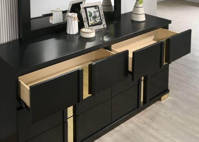 Lillestrom E.King, Queen, Full, & Full Bed Black & White - Imperial Furniture (Las Vegas, NV) - Multi Location