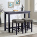 CAERLEON 3 Pc. Counter Ht. Table Set, Blue - Imperial Furniture (Las Vegas, NV) - Multi Location