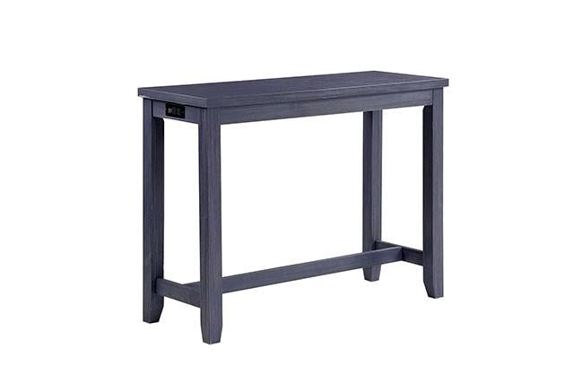 CAERLEON 3 Pc. Counter Ht. Table Set, Blue - Imperial Furniture (Las Vegas, NV) - Multi Location