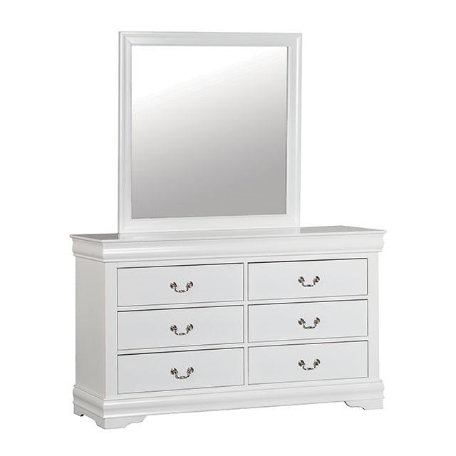 Louis Philippe Dresser White - Imperial Furniture (Las Vegas, NV) - Multi Location