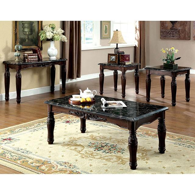 Brampton Espresso/Black Faux Sofa Table - Imperial Furniture (Las Vegas, NV) - Multi Location