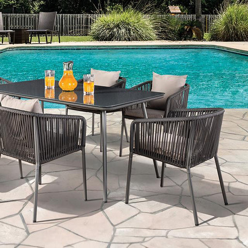 Tushari 8 Pc. Outdoor Dining Set - Imperial Furniture (Las Vegas, NV) - Multi Location