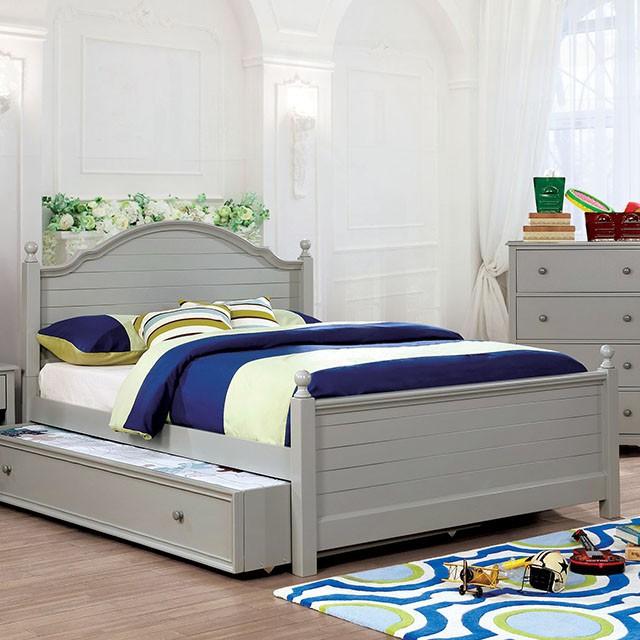 Diane Bed Blue & Gray - Imperial Furniture (Las Vegas, NV) - Multi Location