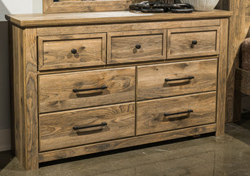 Rusticott Dresser and Mirror - Imperial Furniture (Las Vegas, NV) - Multi Location