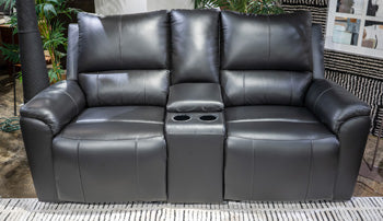 Glossmore Reclining Loveseat with Console - Imperial Furniture (Las Vegas, NV) - Multi Location