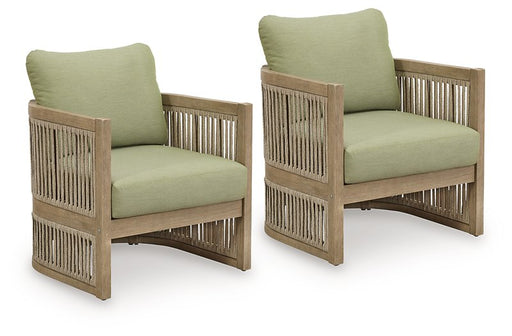 Serena Shores Outdoor Lounge Chair (Set of 2) - Imperial Furniture (Las Vegas, NV) - Multi Location