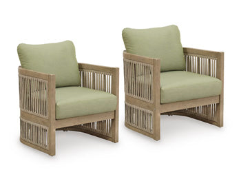 Serena Shores Outdoor Lounge Chair (Set of 2) - Imperial Furniture (Las Vegas, NV) - Multi Location