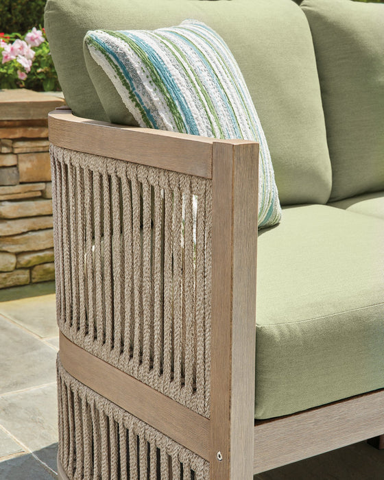 Serena Shores Outdoor Sofa with Cushion - Imperial Furniture (Las Vegas, NV) - Multi Location