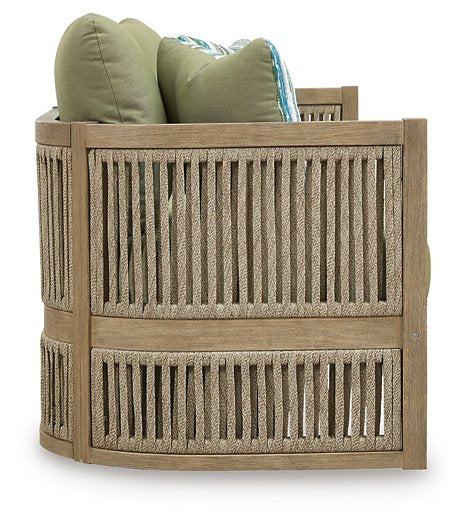 Serena Shores Outdoor Sofa with Cushion - Imperial Furniture (Las Vegas, NV) - Multi Location