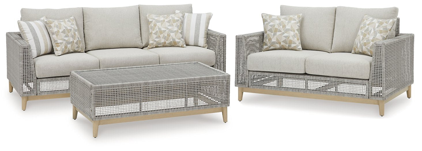 Seton Creek Outdoor Seating Set - Imperial Furniture (Las Vegas, NV) - Multi Location