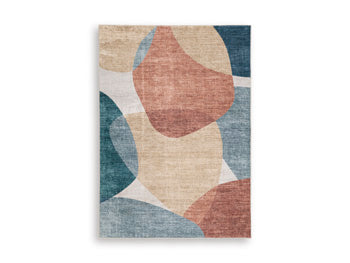 Chanleigh Washable 5' x 7' Area Rug - Imperial Furniture (Las Vegas, NV) - Multi Location