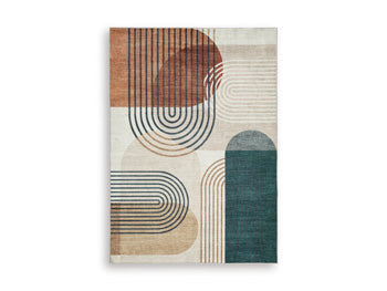Farrendale Washable Area Rug - Imperial Furniture (Las Vegas, NV) - Multi Location