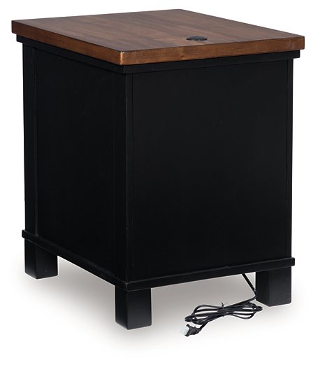 Wildenauer Chairside End Table - Imperial Furniture (Las Vegas, NV) - Multi Location