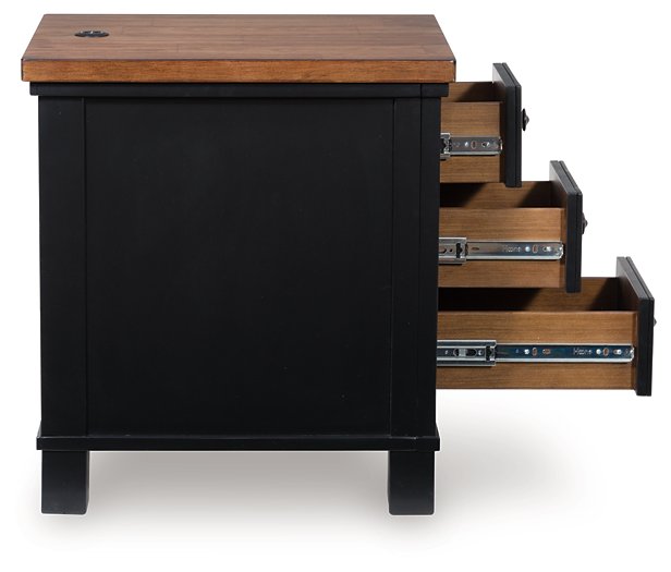 Wildenauer Chairside End Table - Imperial Furniture (Las Vegas, NV) - Multi Location