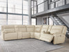 Double Deal Reclining Sectional with 2 Consoles - Imperial Furniture (Las Vegas, NV) - Multi Location