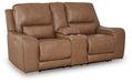 DeepWakes Power Reclining Loveseat with Console - Imperial Furniture (Las Vegas, NV) - Multi Location