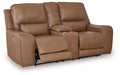 DeepWakes Power Reclining Loveseat with Console - Imperial Furniture (Las Vegas, NV) - Multi Location