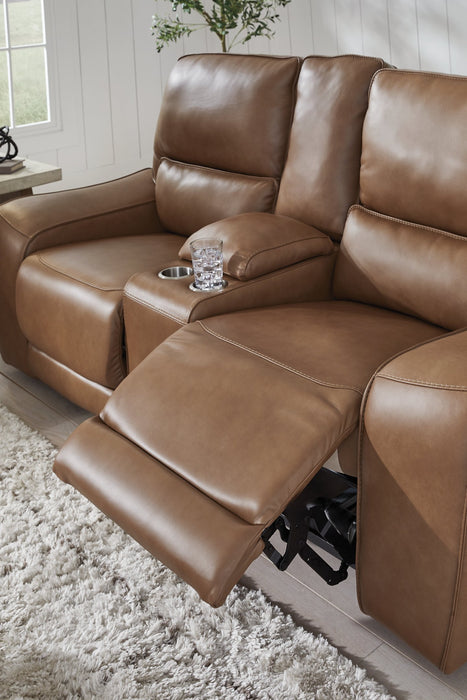 DeepWakes Power Reclining Loveseat with Console - Imperial Furniture (Las Vegas, NV) - Multi Location