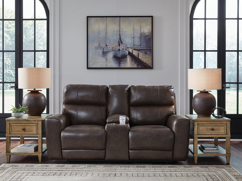 Crossplex Power Reclining Loveseat with Console - Imperial Furniture (Las Vegas, NV) - Multi Location