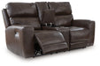 Crossplex Power Reclining Loveseat with Console - Imperial Furniture (Las Vegas, NV) - Multi Location