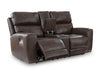 Crossplex Power Reclining Loveseat with Console - Imperial Furniture (Las Vegas, NV) - Multi Location