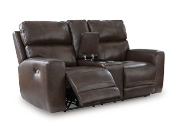 Crossplex Power Reclining Loveseat with Console - Imperial Furniture (Las Vegas, NV) - Multi Location