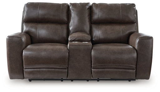 Crossplex Power Reclining Loveseat with Console - Imperial Furniture (Las Vegas, NV) - Multi Location