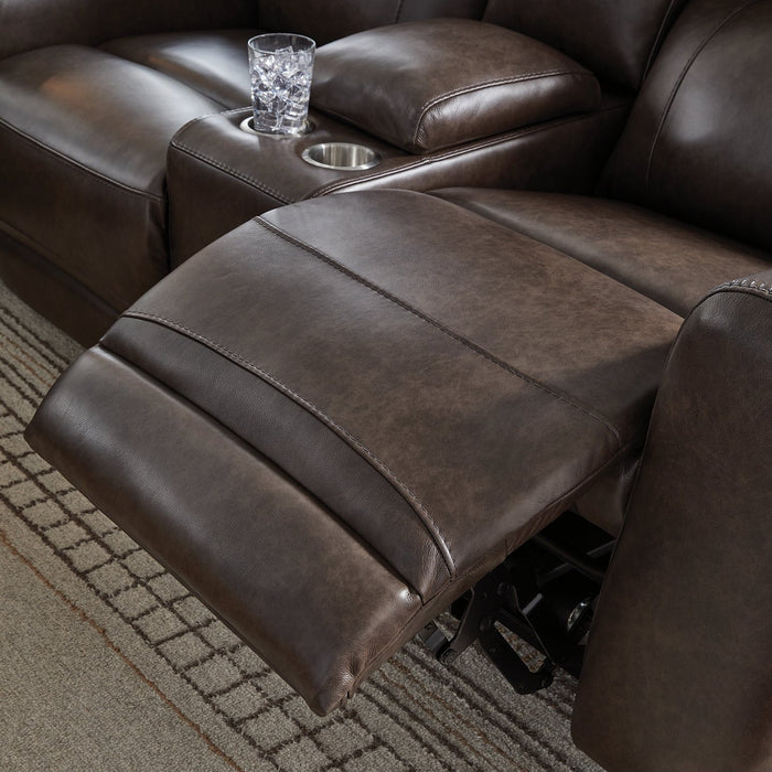 Crossplex Power Reclining Loveseat with Console - Imperial Furniture (Las Vegas, NV) - Multi Location