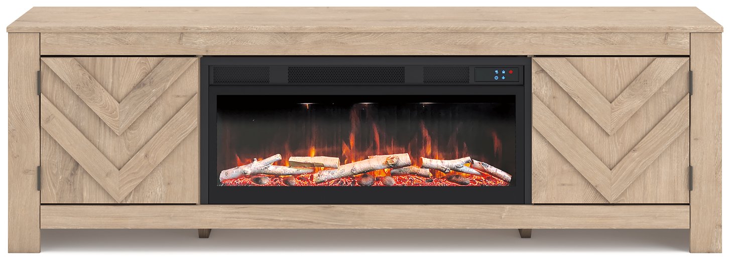 Cayboni 71" TV Stand with Electric Fireplace - Imperial Furniture (Las Vegas, NV) - Multi Location