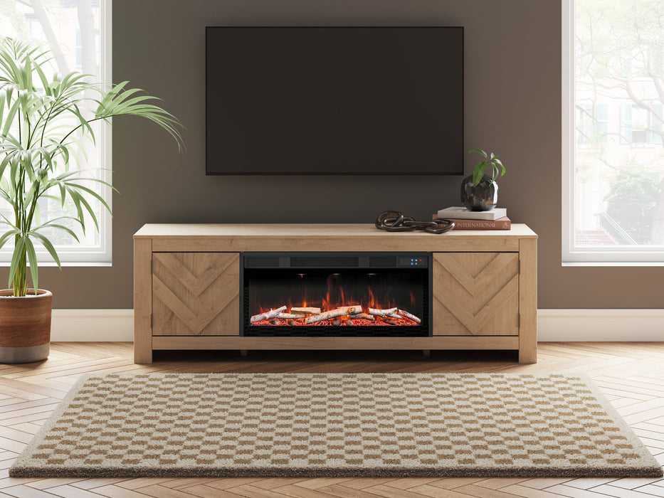 Cayboni 71" TV Stand with Electric Fireplace - Imperial Furniture (Las Vegas, NV) - Multi Location