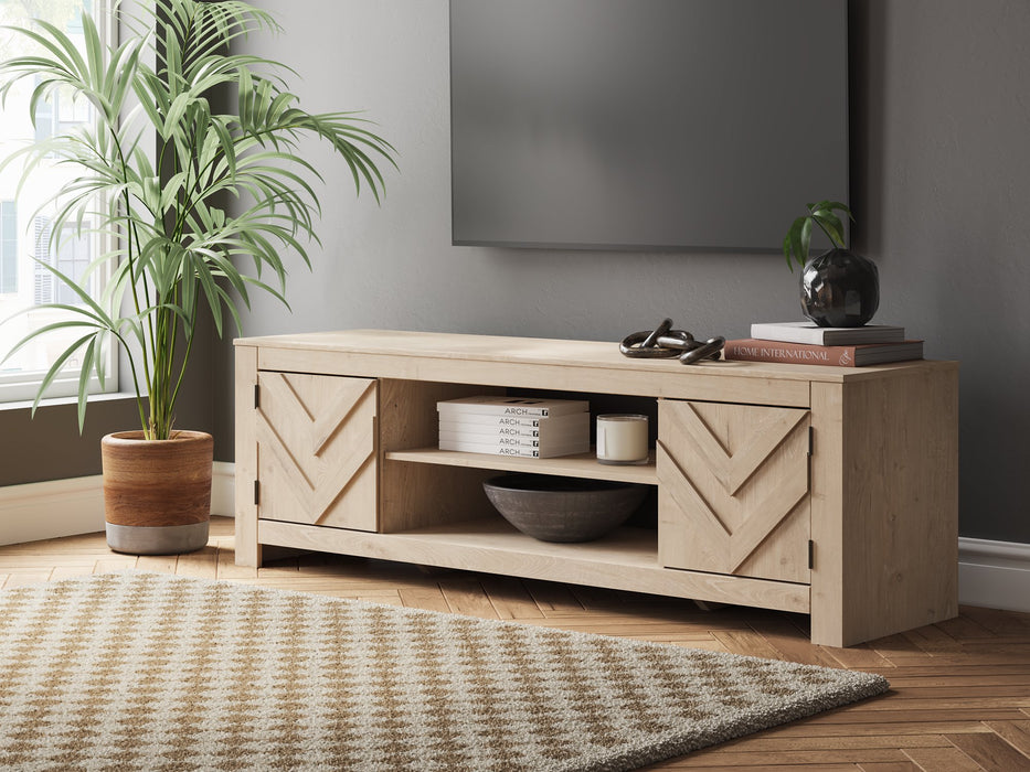 Cayboni 71" TV Stand with Electric Fireplace - Imperial Furniture (Las Vegas, NV) - Multi Location