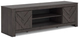 Cayboni 71" TV Stand with Electric Fireplace - Imperial Furniture (Las Vegas, NV) - Multi Location