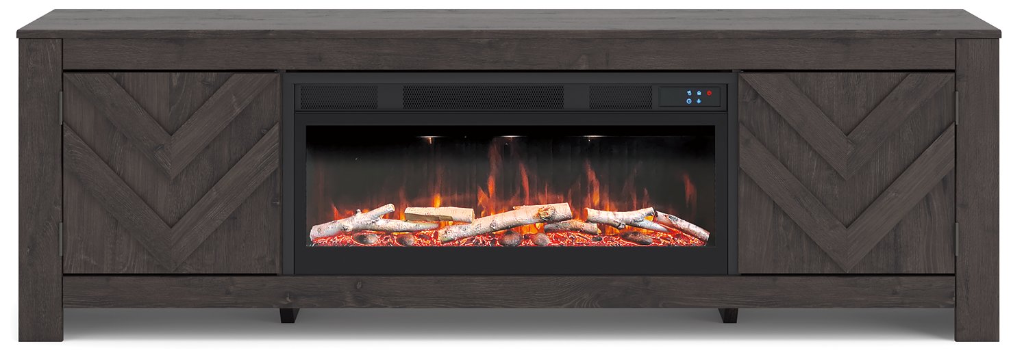Cayboni 71" TV Stand with Electric Fireplace - Imperial Furniture (Las Vegas, NV) - Multi Location