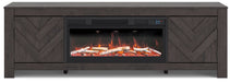 Cayboni 71" TV Stand with Electric Fireplace - Imperial Furniture (Las Vegas, NV) - Multi Location