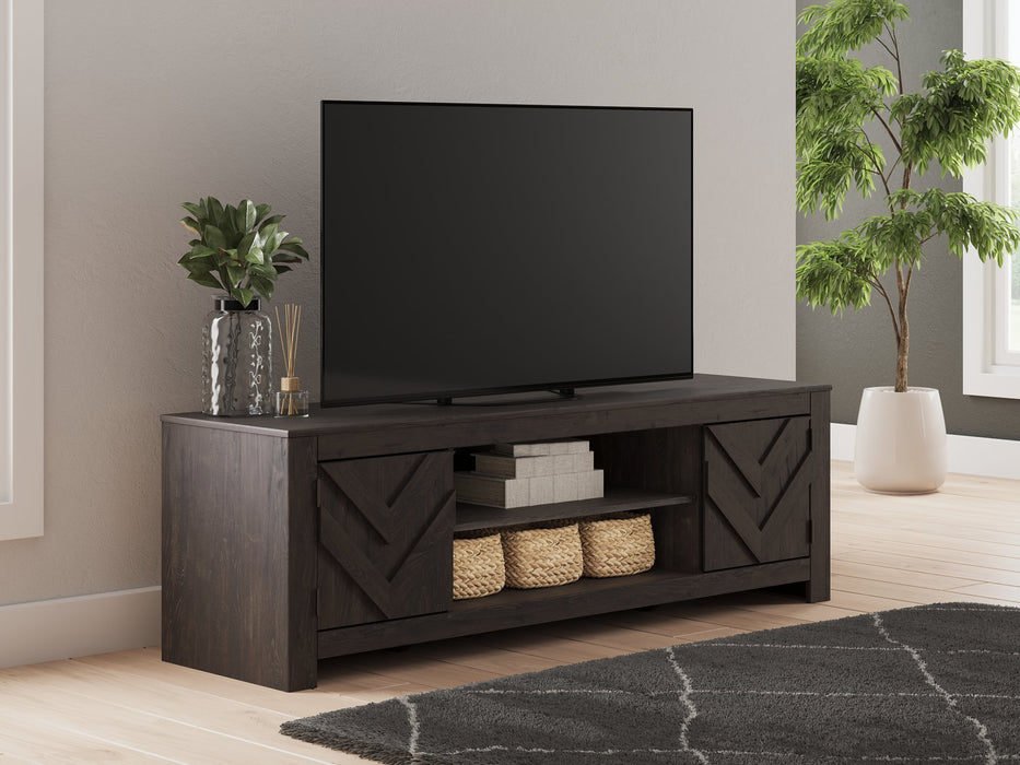 Cayboni 71" TV Stand with Electric Fireplace - Imperial Furniture (Las Vegas, NV) - Multi Location